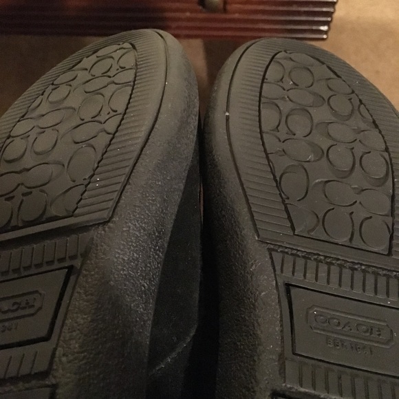 Coach Signature Suede/fur winter boots. - Picture 4 of 5